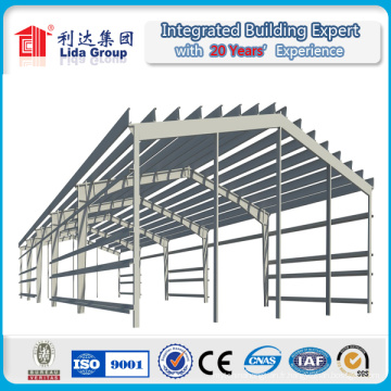 Structure de la structure métallique légère Structure de la maison métallique à faible coût